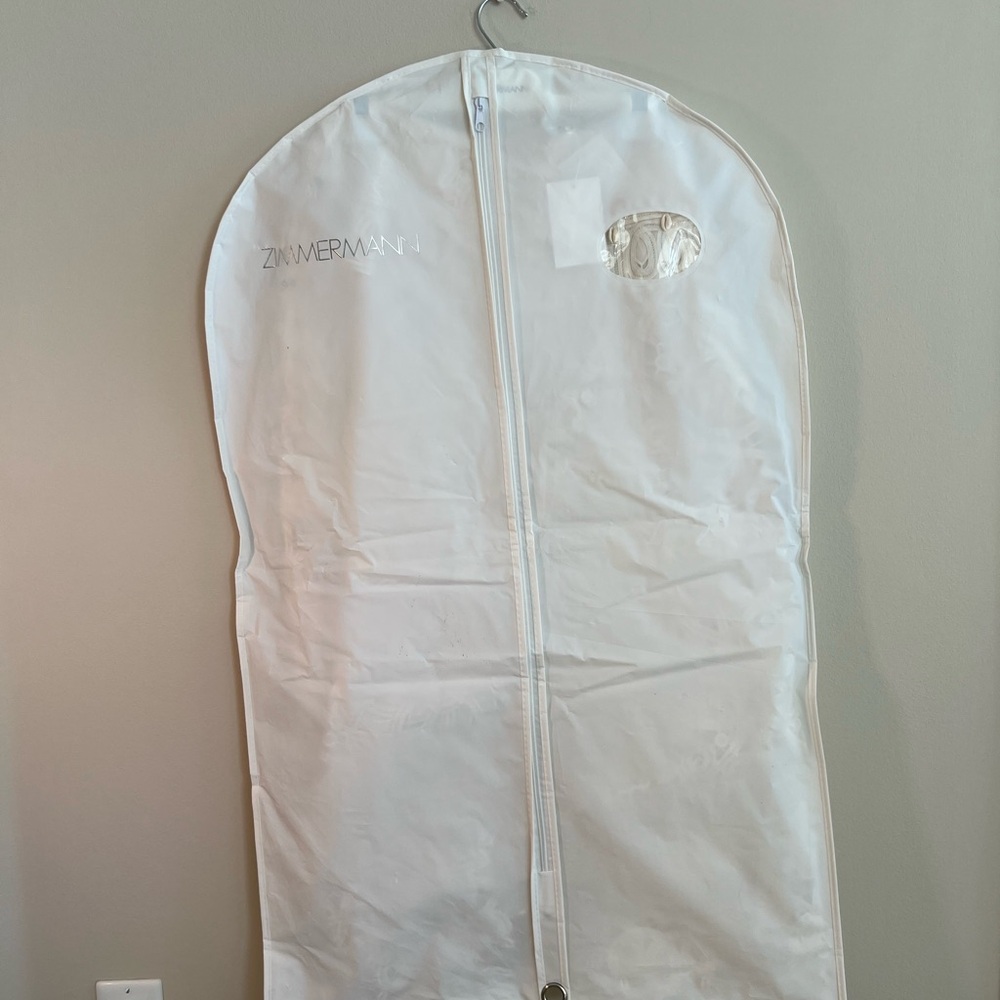 Zimmermann White Garment Bag